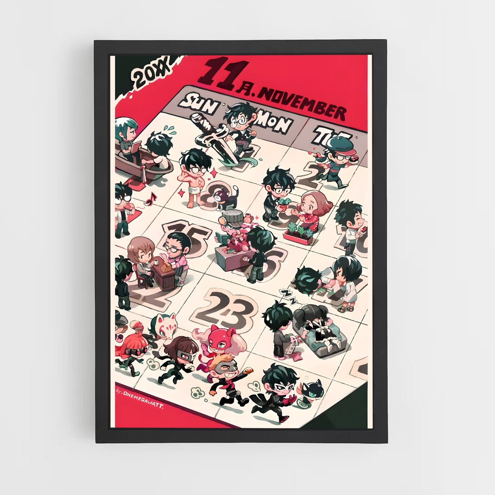 Poster Phantom Thieves: Ruse Éternelle – affiche Persona 5 (vue 2)